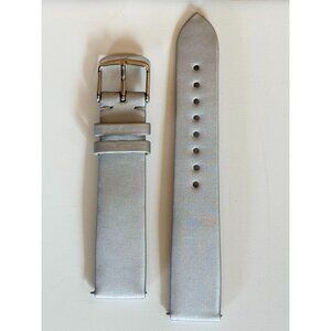 18MM Silver Satin Michele Watch Strap